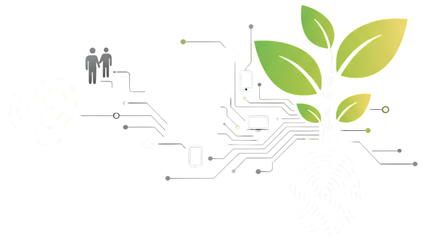 imagen huella planta personas oreja red